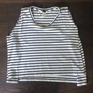 Free People Side Slit Muscle Tee